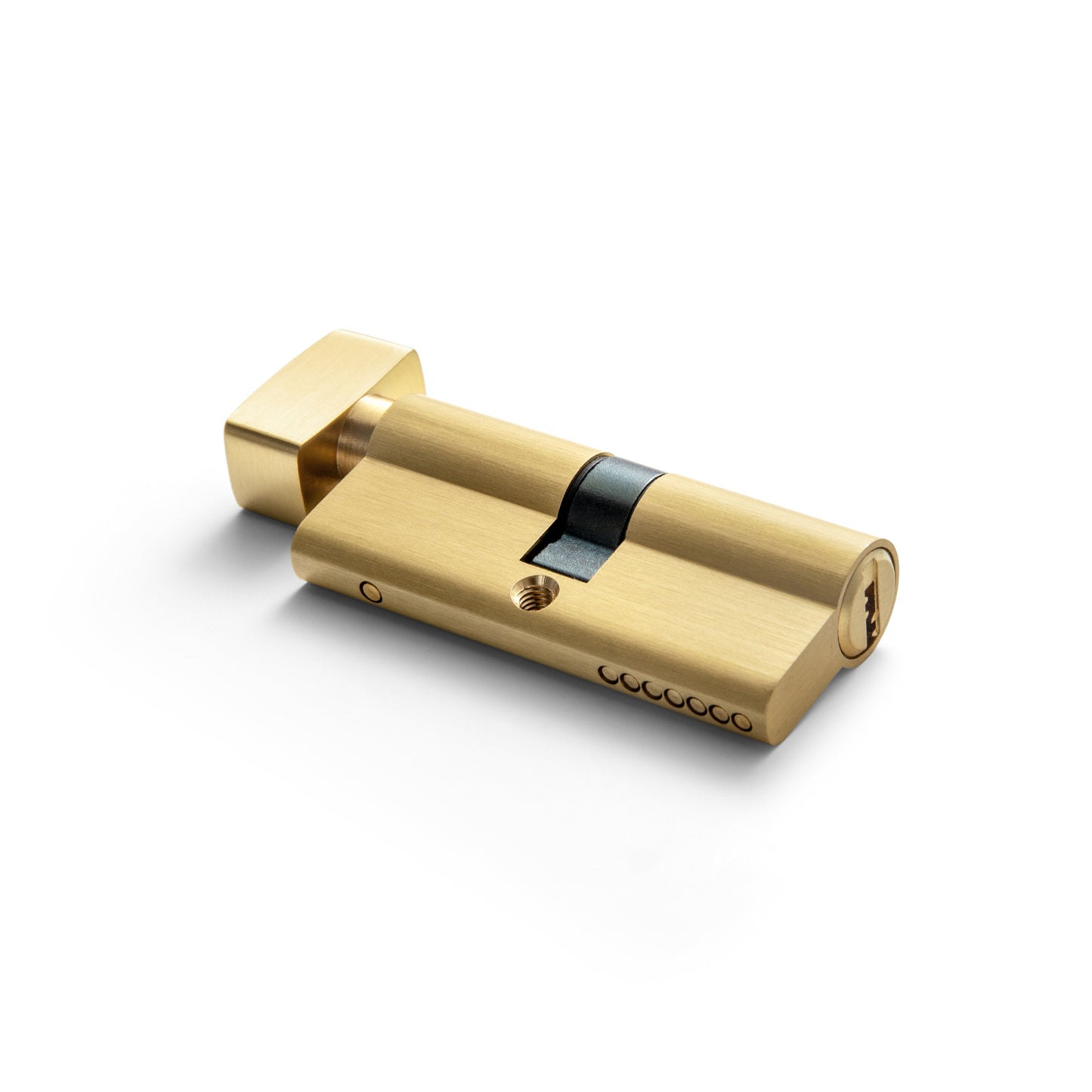 Euro Cylinder-Brushed Gold