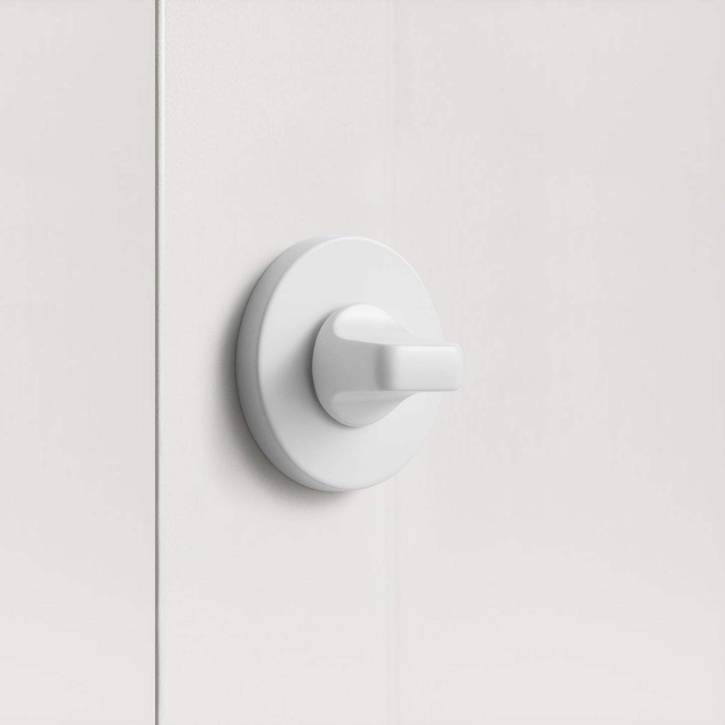 Privacy Lock Matte White