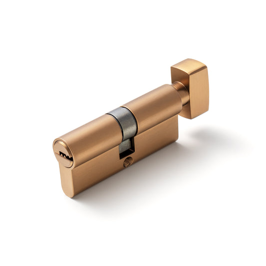 Euro Cylinder-Brushed Bronze