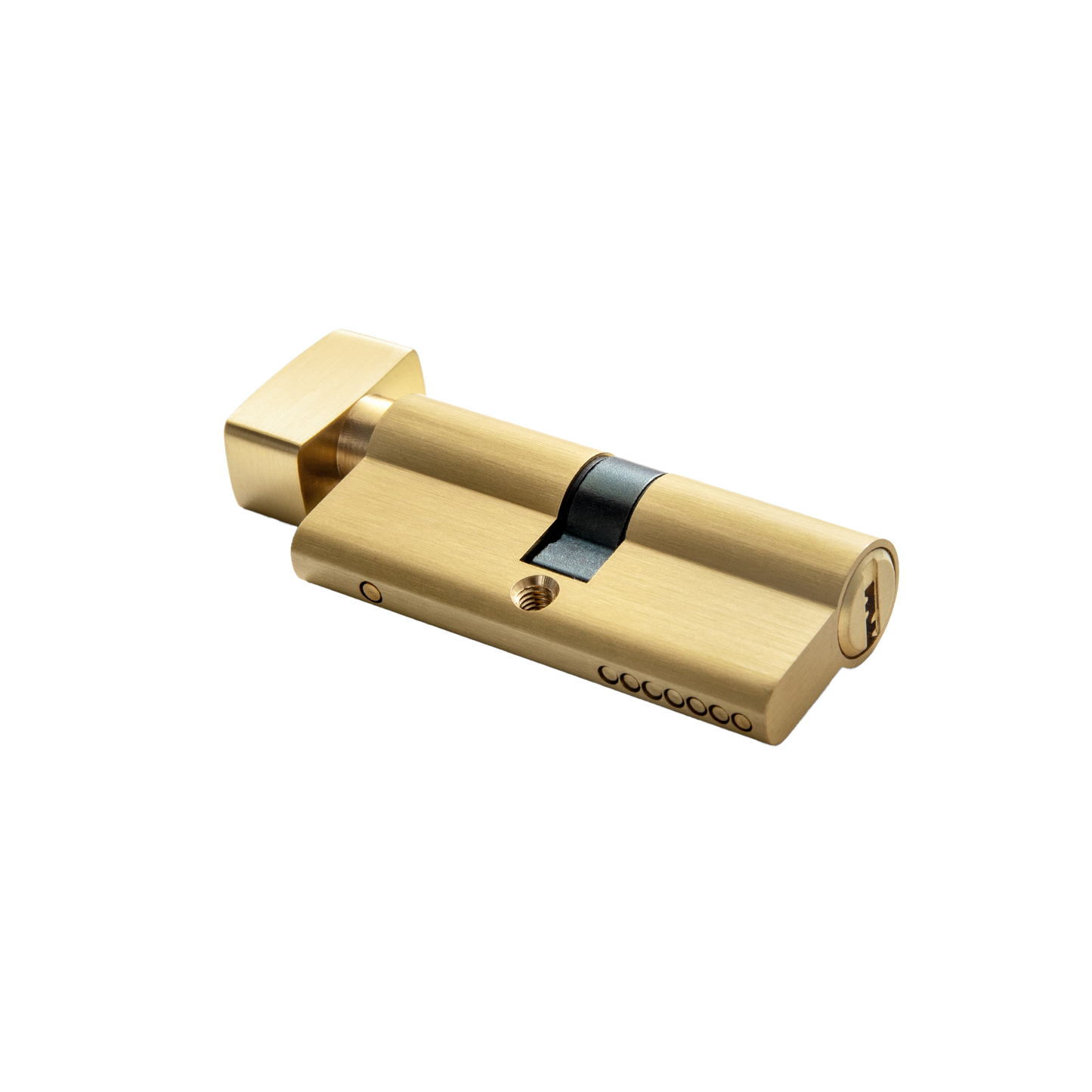 Euro Cylinder-Brushed Gold