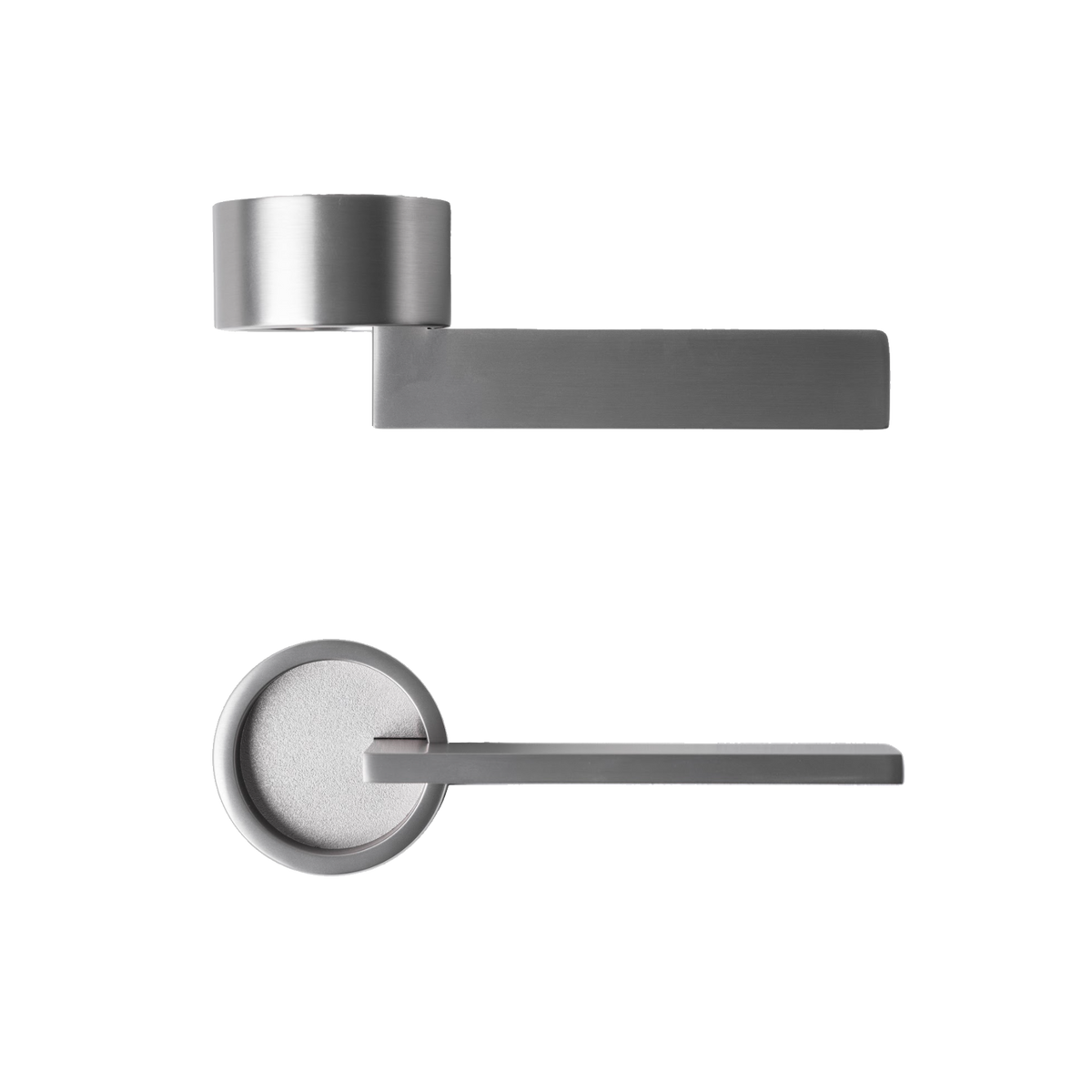 AXEL Lever Door Handle Nickel – ENCH