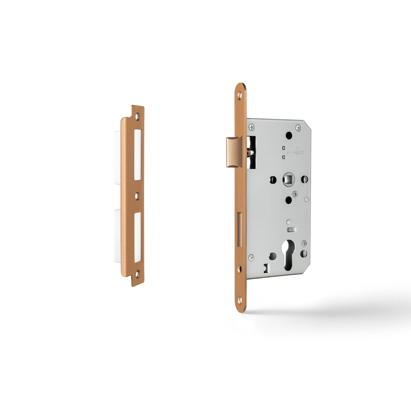 Euro Mortice Lock - Brushed Bronze