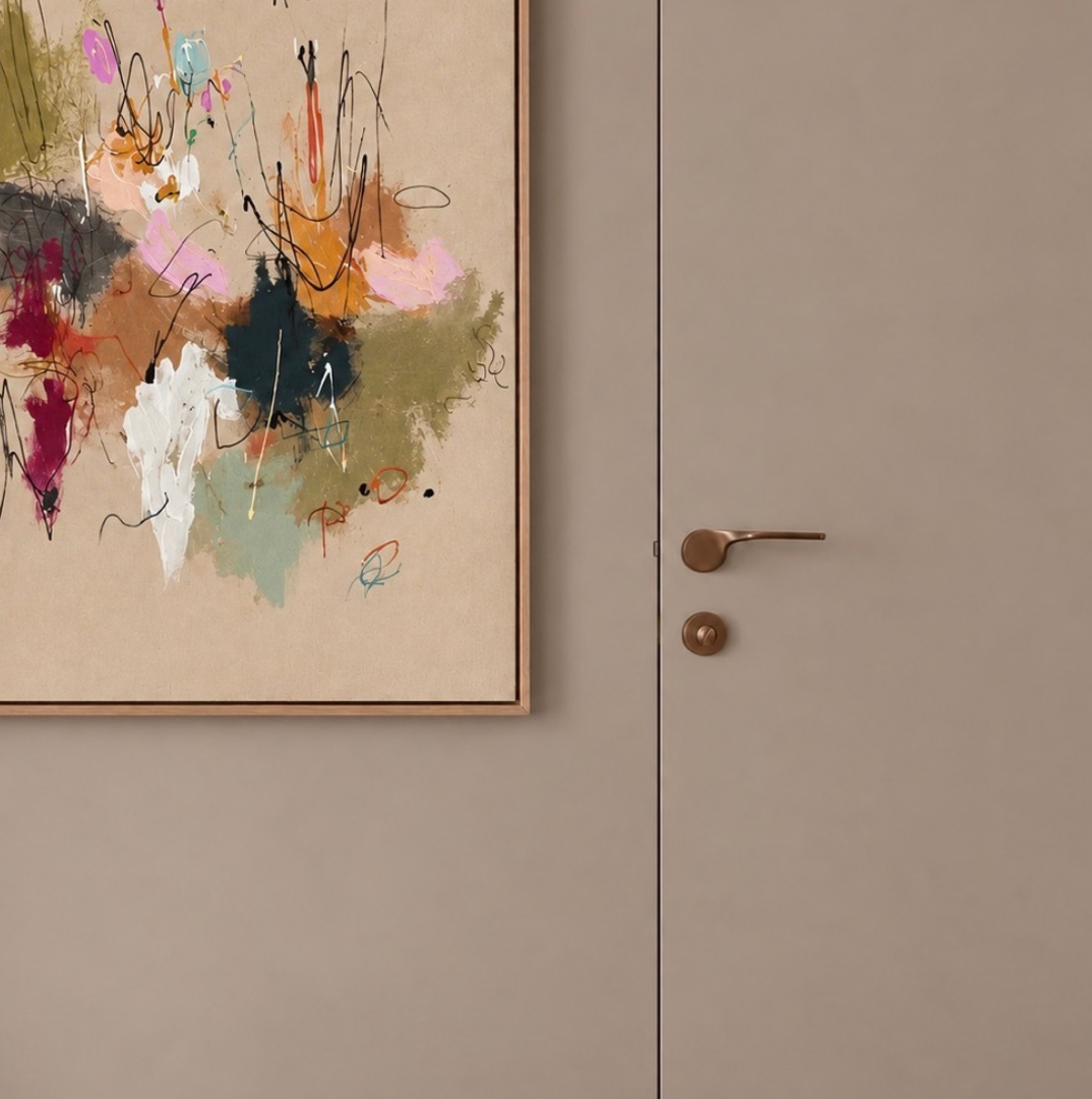 ARLO Lever Door Handle Brushed Bronze